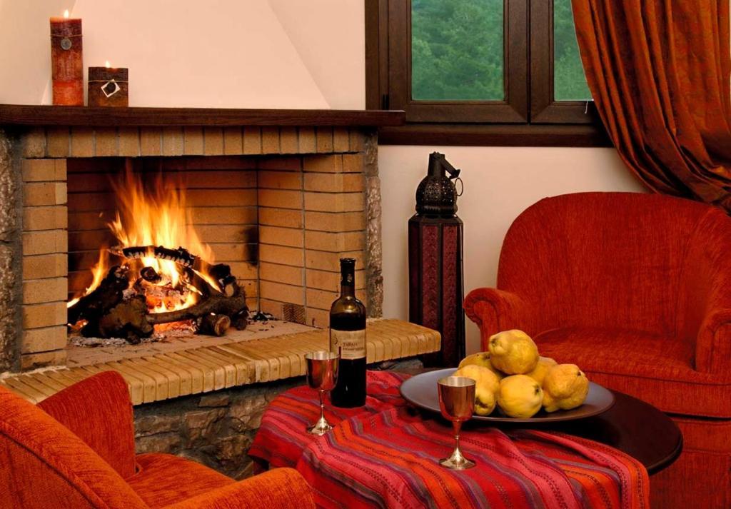 Dryas Guesthouse Polidrosos Cameră foto